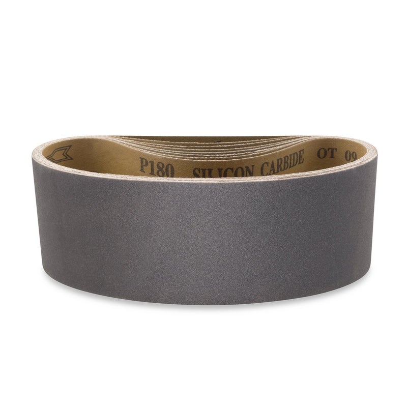 Red Label Abrasives 3 X 21 Inch 220 Grit Silicon Carbide Sanding Belts, 8 Pack - Image 1